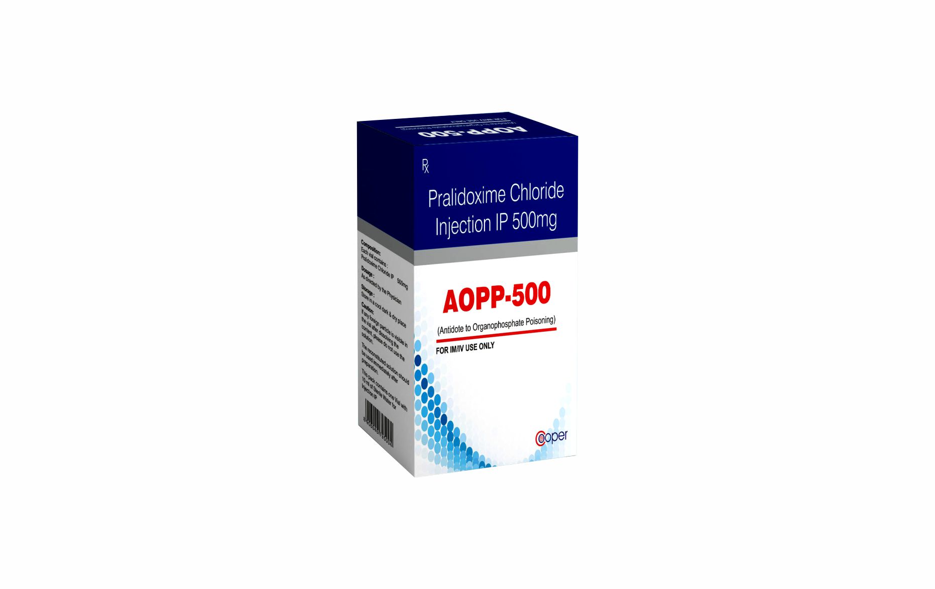 AOPP-500-Pralidoxime Chloride Injection IP 500mg 