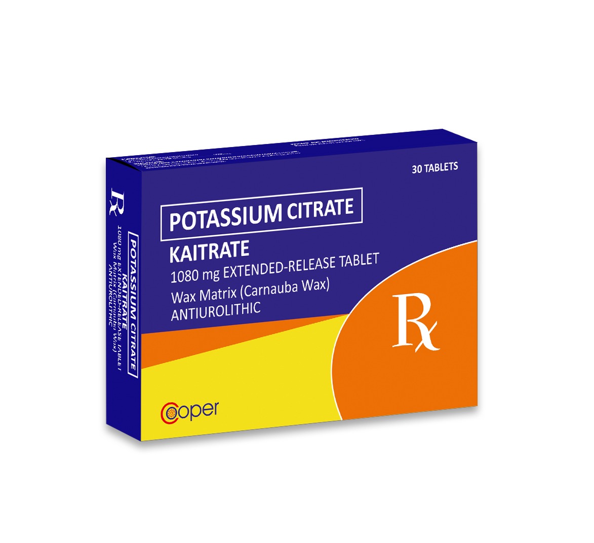 KAITRATE-Potassium Citrate Tablets 1080/1620 mg