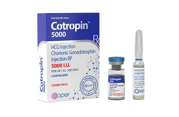 COTROPIN 5000 - Human Chorionic Gonadotropin, HCG