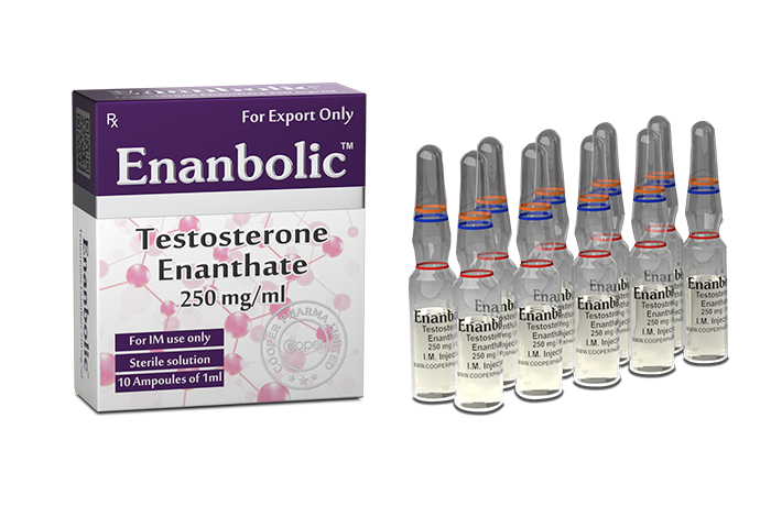 ENANBOLIC - Testosterone Enanthate 100mg/250mg/300mg