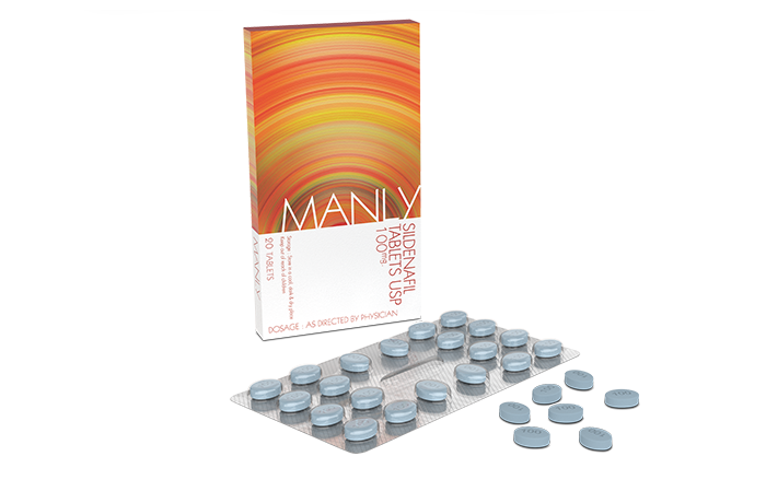 MANLY - Slidenafil Tablets USP 100mg