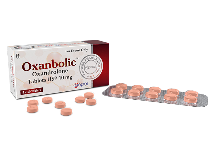 OXANBOLIC - Oxandrolone USP 10mg/50mg